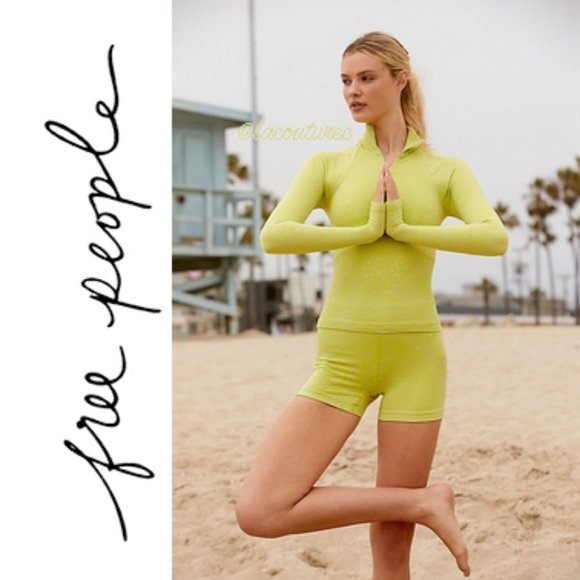 NEW Free People Movement Leopard Long Sleeve Layering Top - Picture 3 of 4